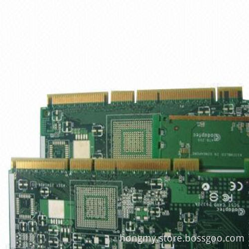 Four-layer PCB with 0.2 to 3.2mm Finished Board Thickness